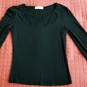 Black Long Sleeve Blouse